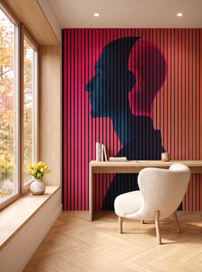 Akustikpanel med Artistic Pictures-motiv nr. 1 – i spisestuen