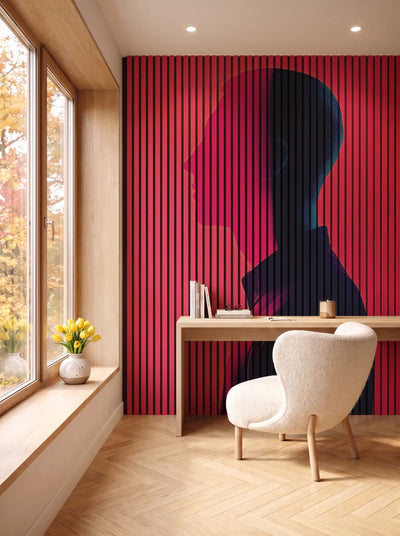 Akustikpanel med Artistic Pictures-motiv nr. 2 – i spisestuen