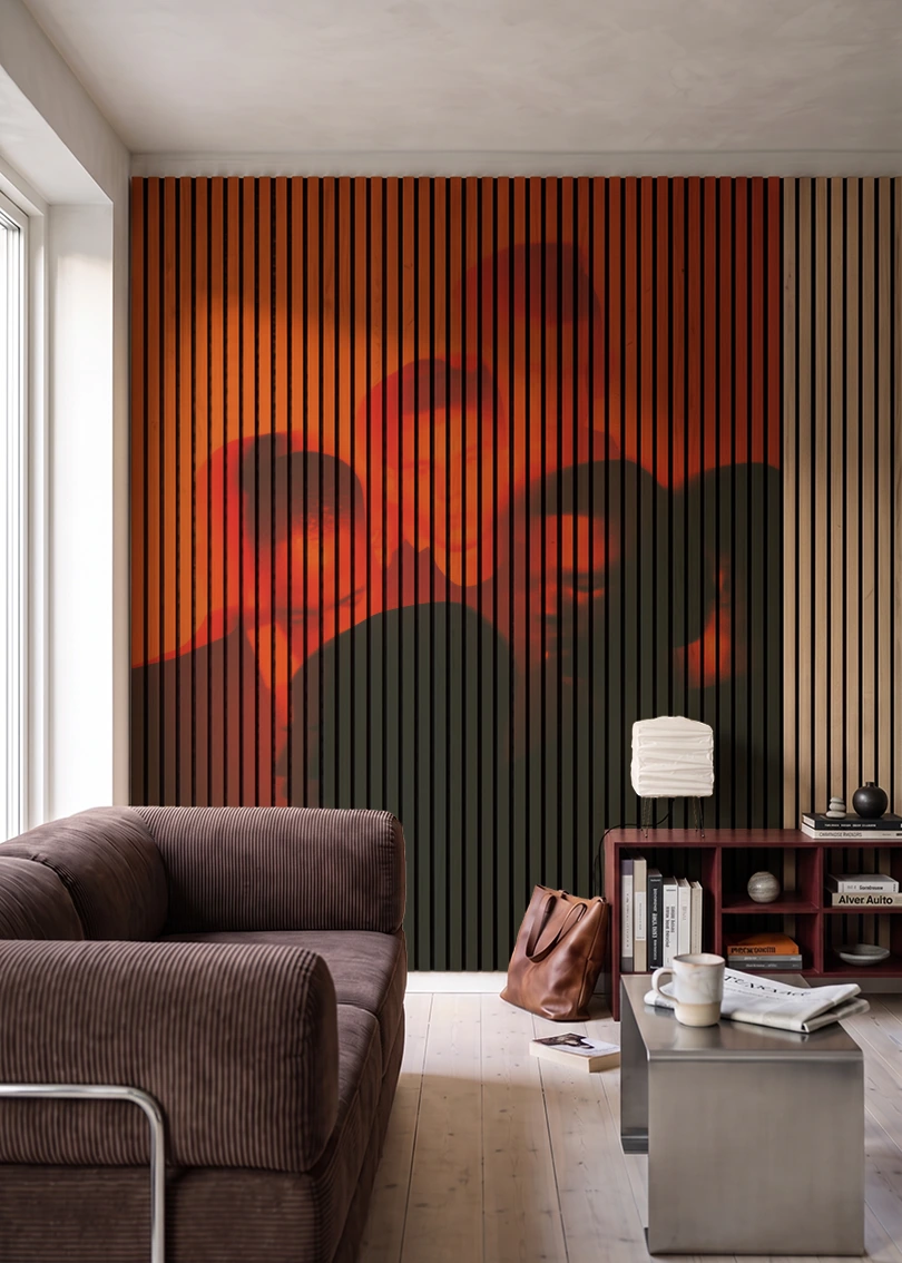 Akustikpanel med Artistic Pictures-motiv nr. 4 – i stuen