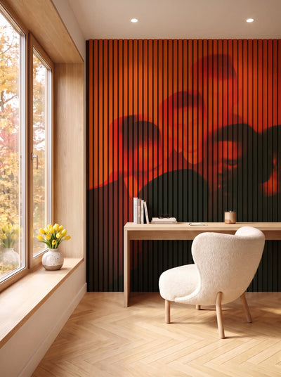 Akustikpanel med Artistic Pictures-motiv nr. 4 – i spisestuen