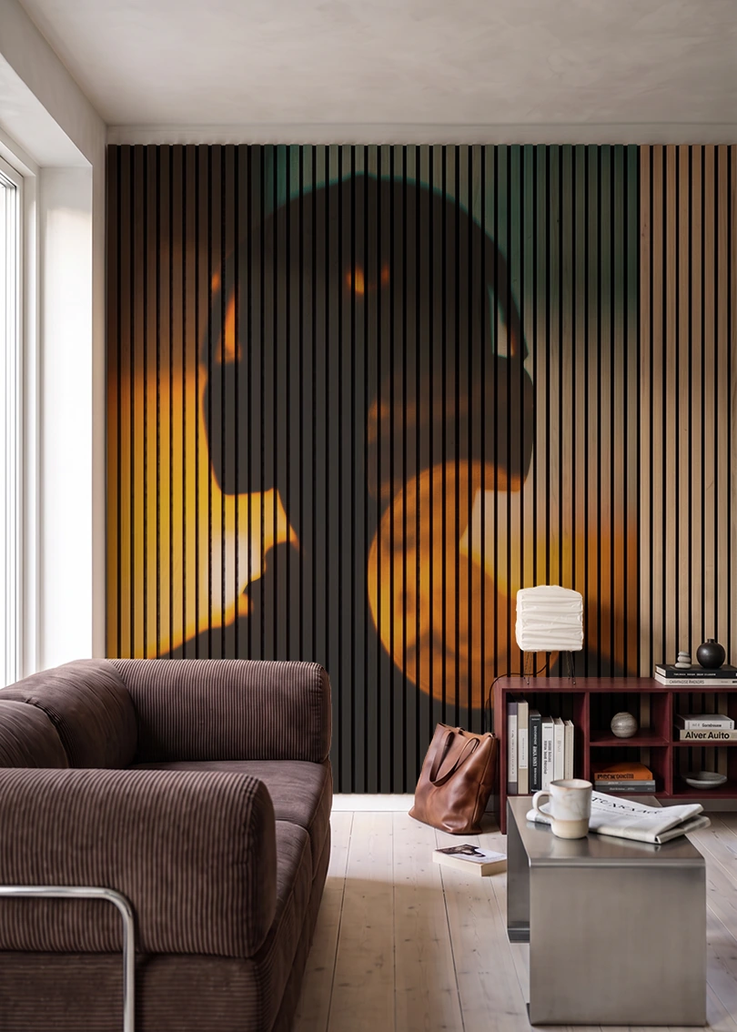 Akustikpanel med Artistic Pictures-motiv nr. 16 – i stuen