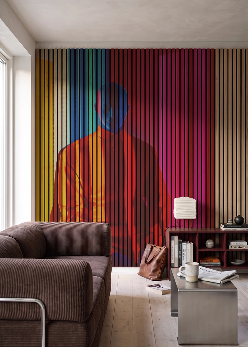 Akustikpanel med Artistic Pictures-motiv nr. 27 – i stuen