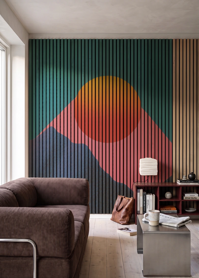 Akustikpanel med Artistic Pictures-motiv nr. 37 – i stuen