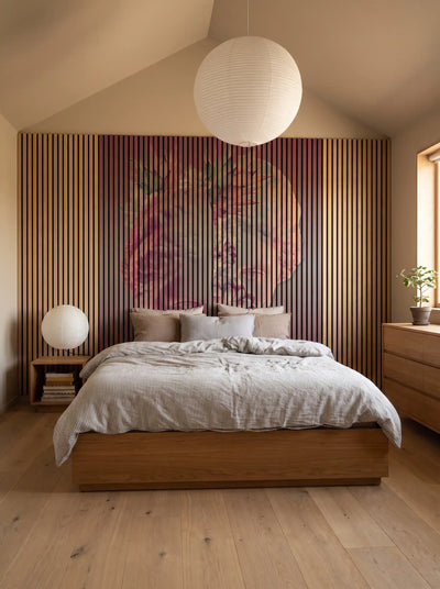 Akustikpanel med Bright And Colorful-motiv nr. 1 – med reol