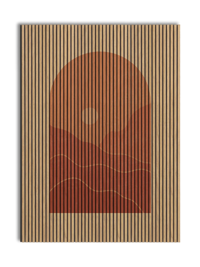 Akustikpanel med Geometric-motiv nr. 2