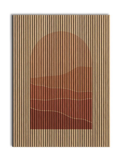 Akustikpanel med Geometric-motiv nr. 3