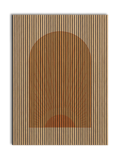 Akustikpanel med Geometric-motiv nr. 5