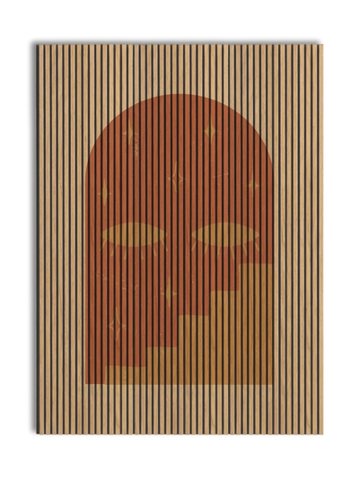 Akustikpanel med Geometric-motiv nr. 6