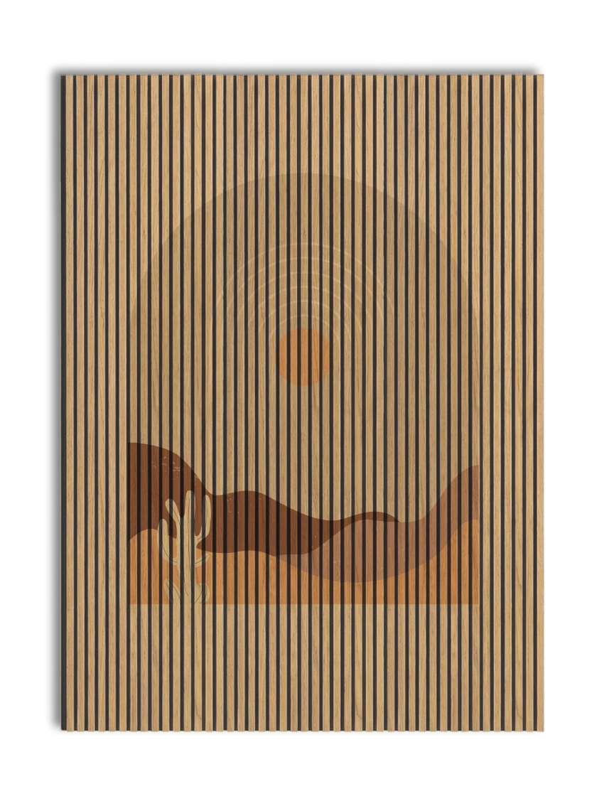 Akustikpanel med Geometric-motiv nr. 7