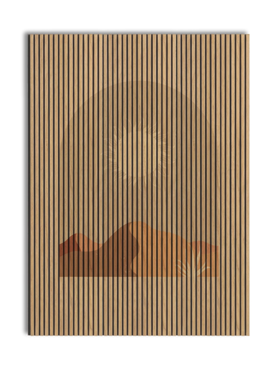 Akustikpanel med Geometric-motiv nr. 9