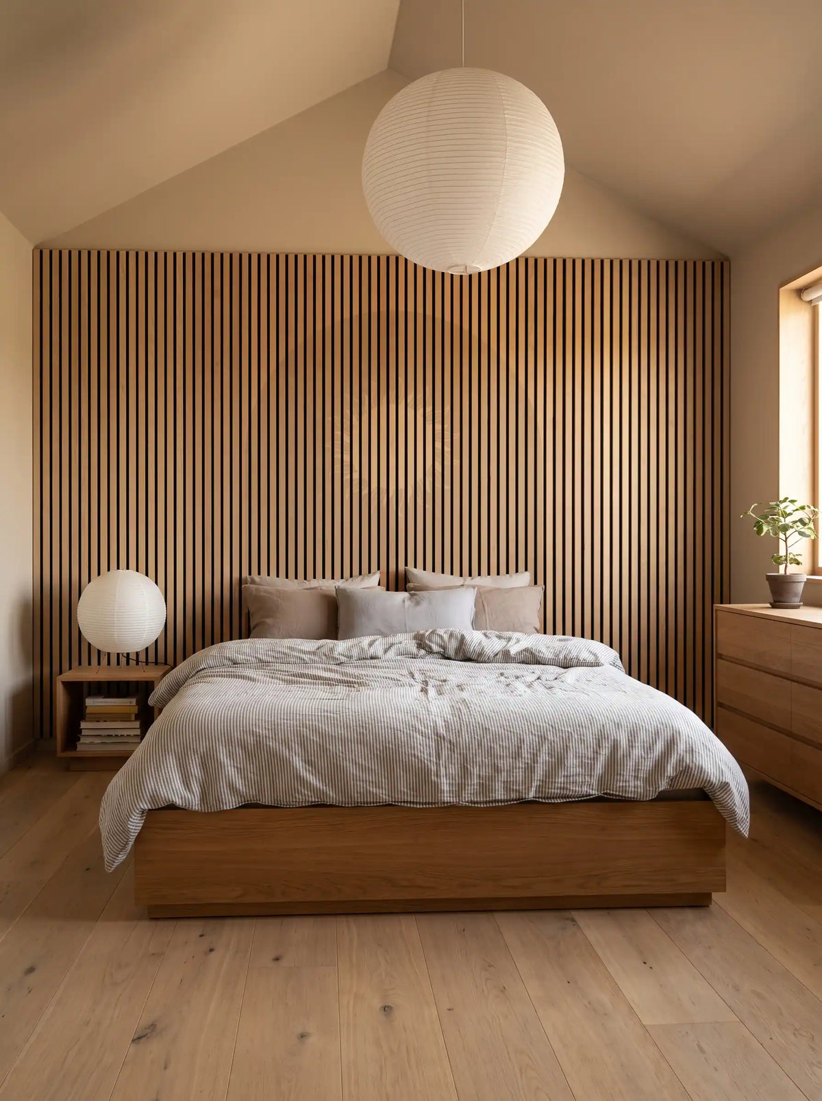 Akustikpanel med Geometric-motiv nr. 9 – med reol