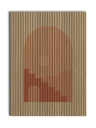 Akustikpanel med Geometric-motiv nr. 11