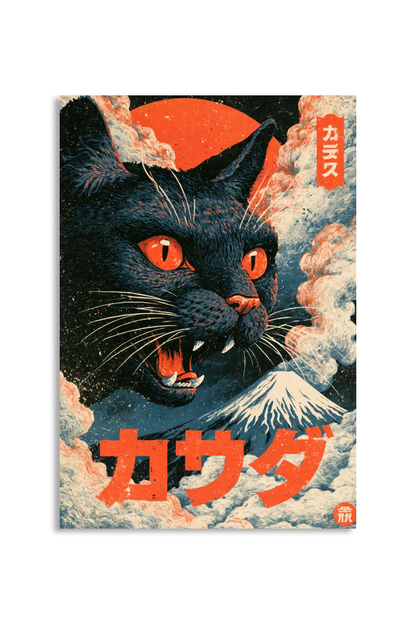 Akustikbillede med Japan Retro-motiv nr. 10