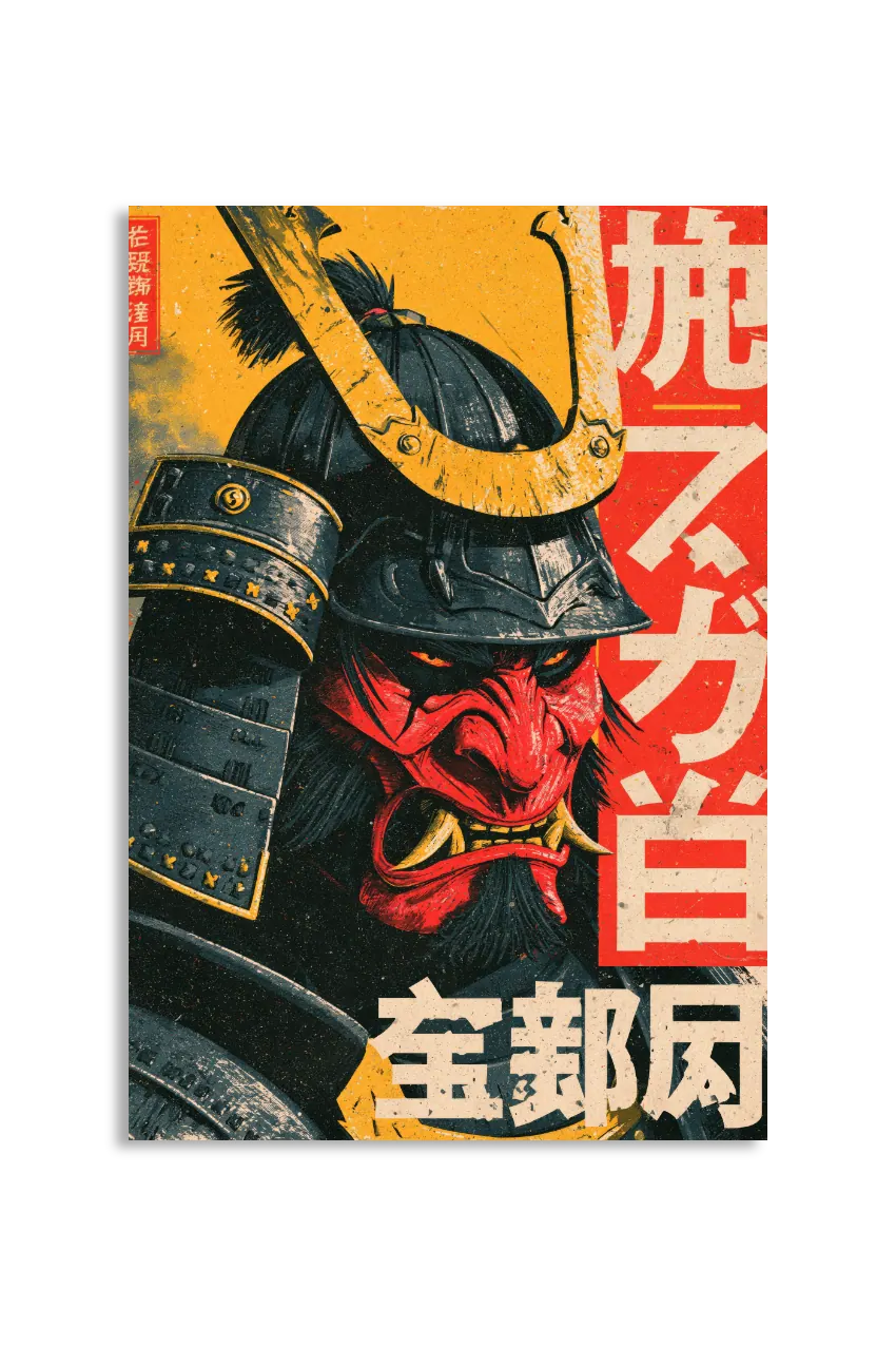 Akustikbillede med Japan Retro-motiv nr. 5