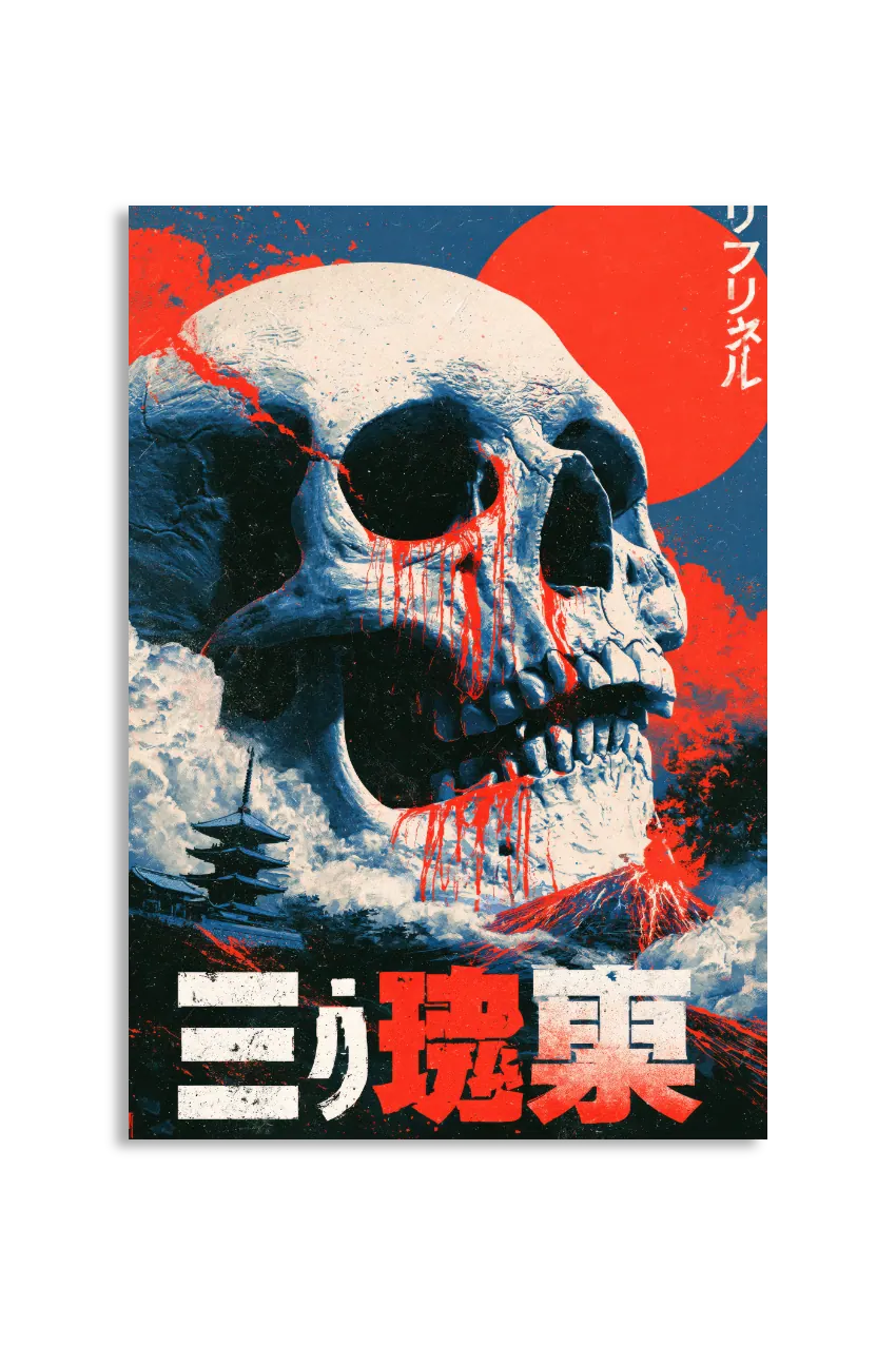 Akustikbillede med Japan Retro-motiv nr. 63