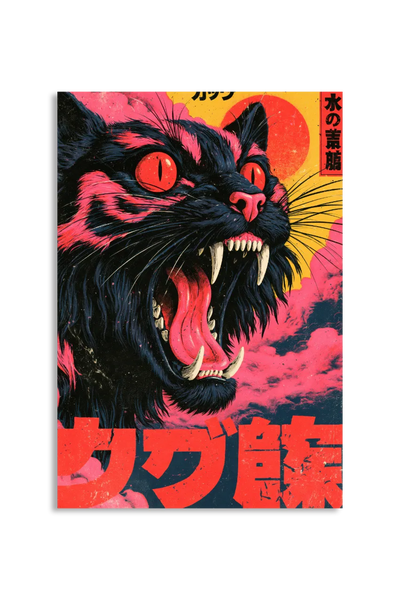 Akustikbillede med Japan Retro-motiv nr. 64