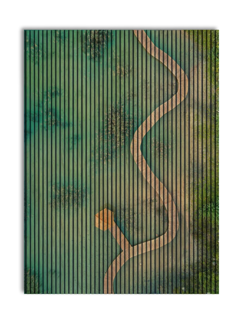 Akustikpanel med Landscapes-motiv nr. 2