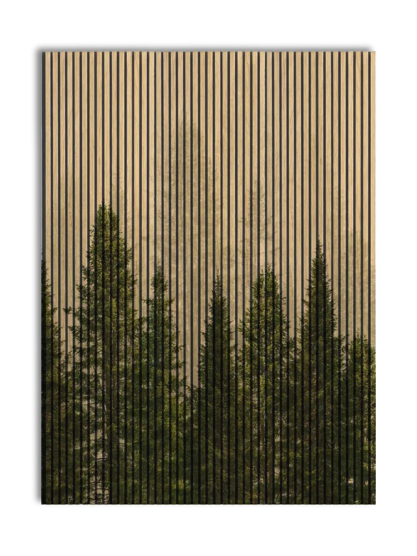 Akustikpanel med Landscapes-motiv nr. 19