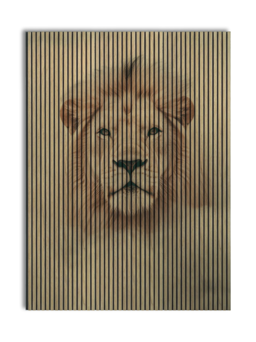 Akustikpanel med Lions-motiv nr. 20