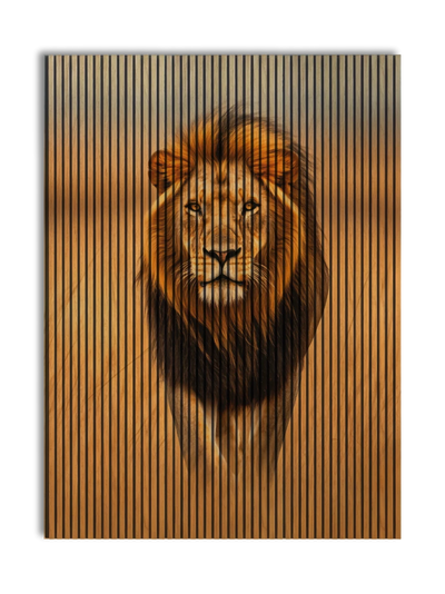 Akustikpanel med Lions-motiv nr. 50