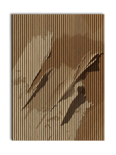 Akustikpanel med Oil Paint-motiv nr. 4