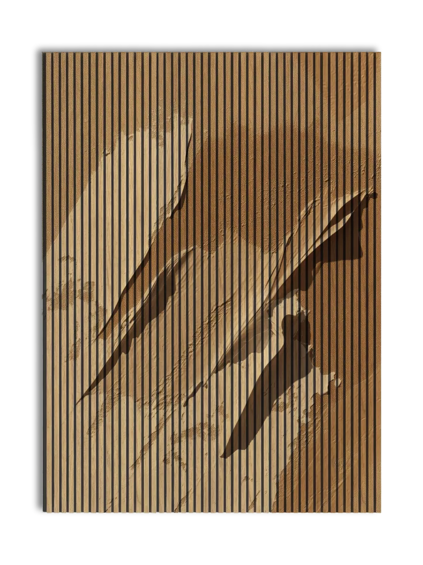 Akustikpanel med Oil Paint-motiv nr. 4