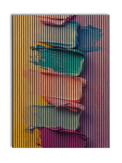 Akustikpanel med Oil Paint-motiv nr. 8