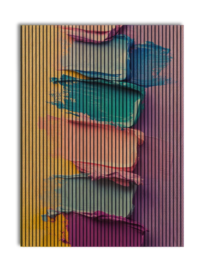 Akustikpanel med Oil Paint-motiv nr. 8