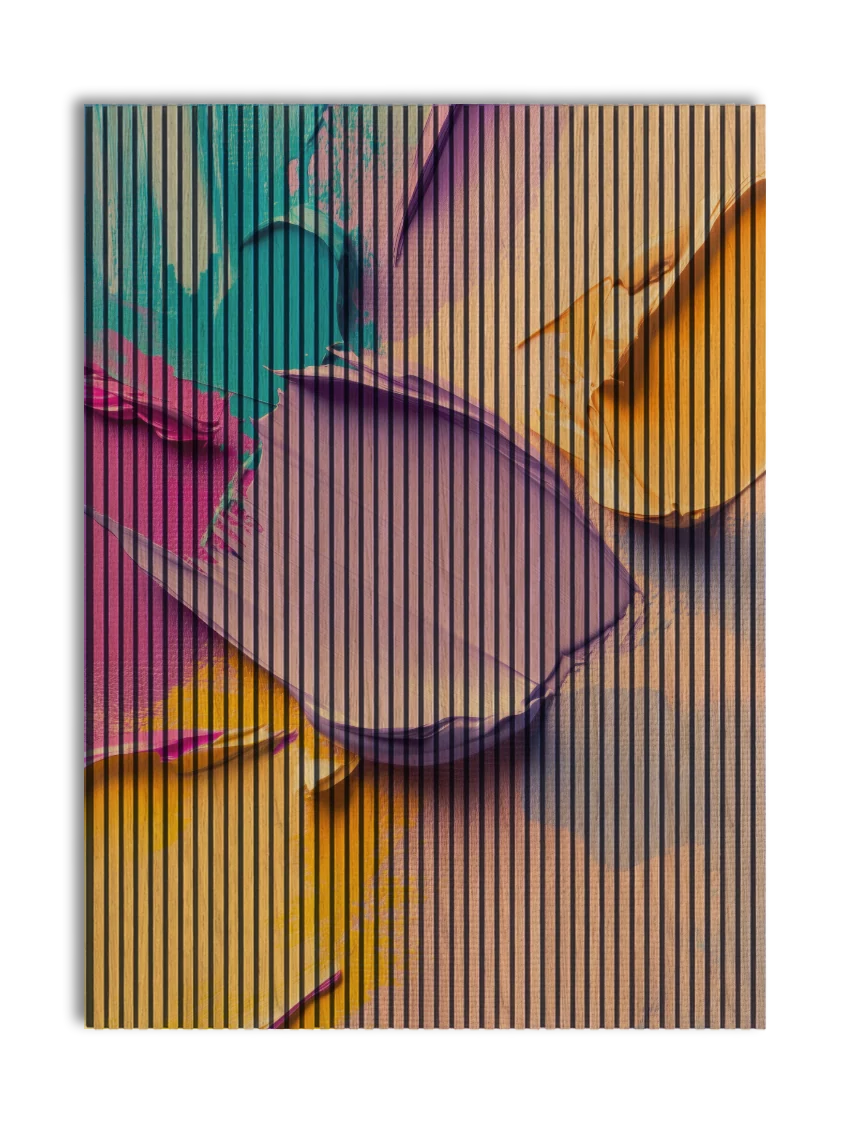 Akustikpanel med Oil Paint-motiv nr. 9