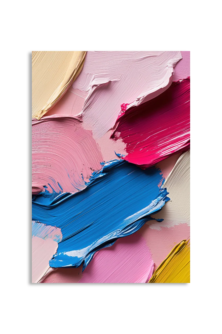 Akustikbillede med Oil Paint-motiv nr. 58