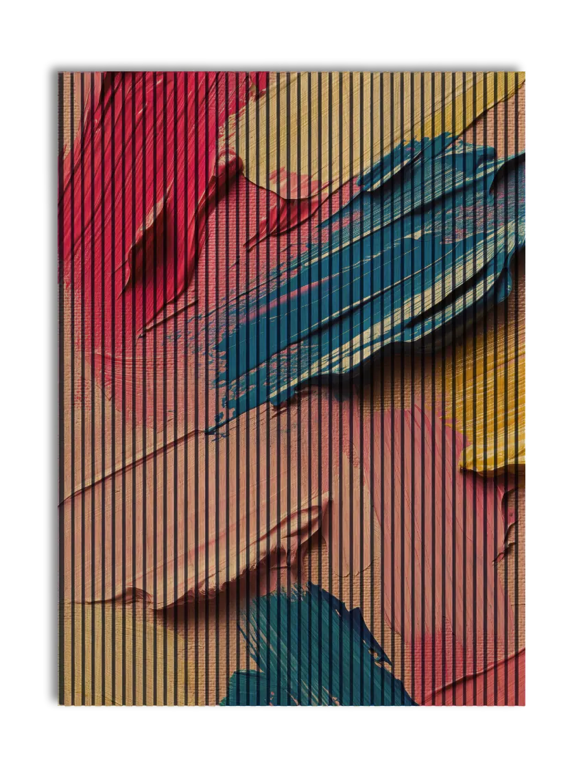 Akustikpanel med Oil Paint-motiv nr. 11