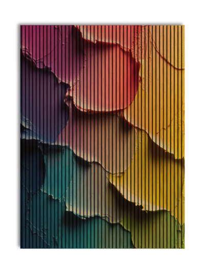 Akustikpanel med Oil Paint-motiv nr. 12