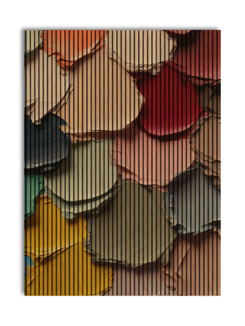 Akustikpanel med Oil Paint-motiv nr. 13