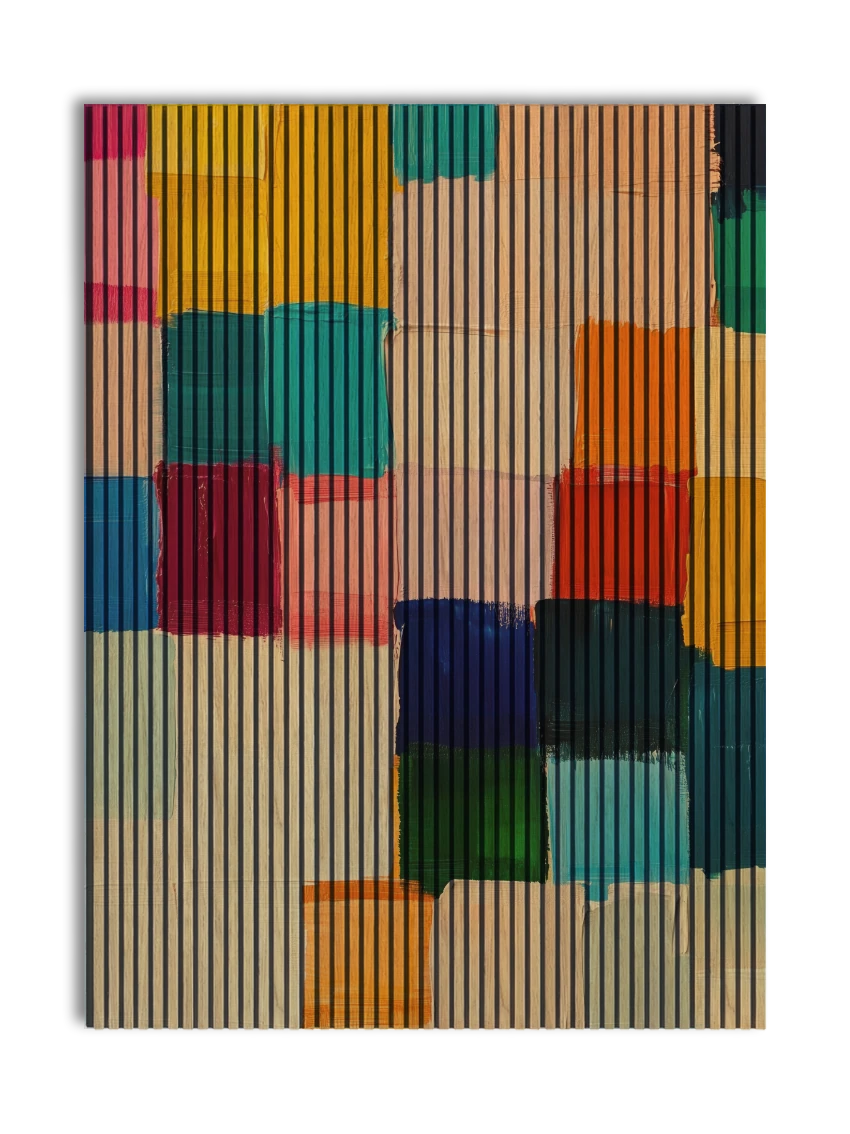 Akustikpanel med Oil Paint-motiv nr. 15