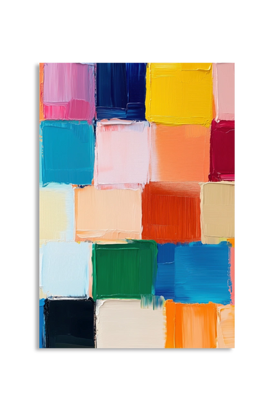 Akustikbillede med Oil Paint-motiv nr. 64
