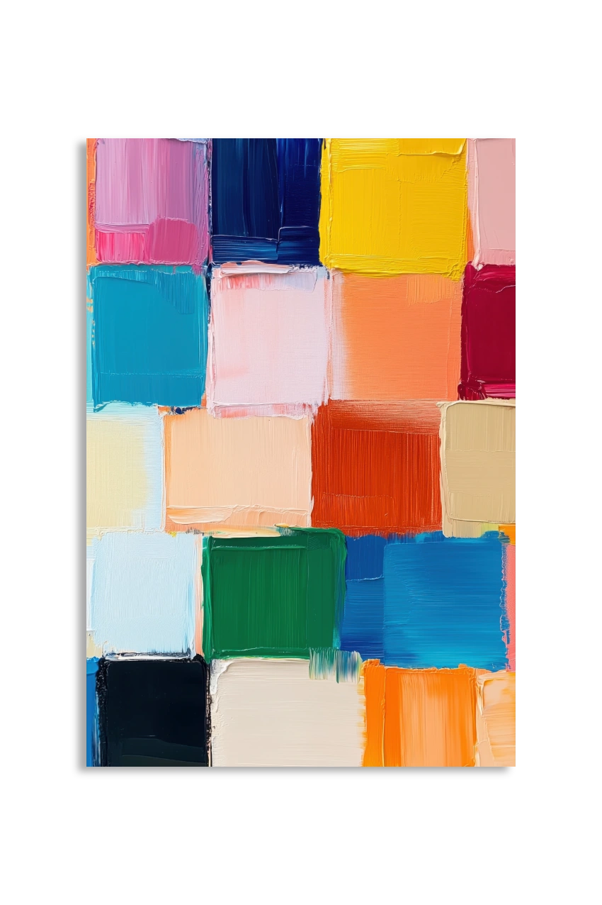 Akustikbillede med Oil Paint-motiv nr. 64