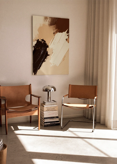 Akustikbillede med Oil Paint-motiv nr. 77 – i stuen