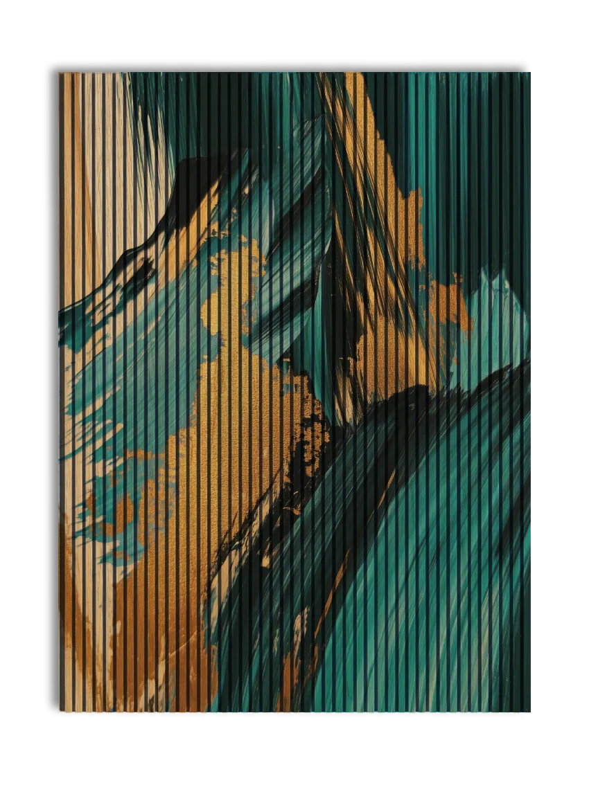 Akustikpanel med Oil Paint-motiv nr. 34