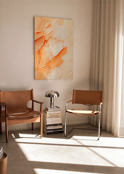 Akustikbillede med Oil Paint-motiv nr. 94 – i stuen