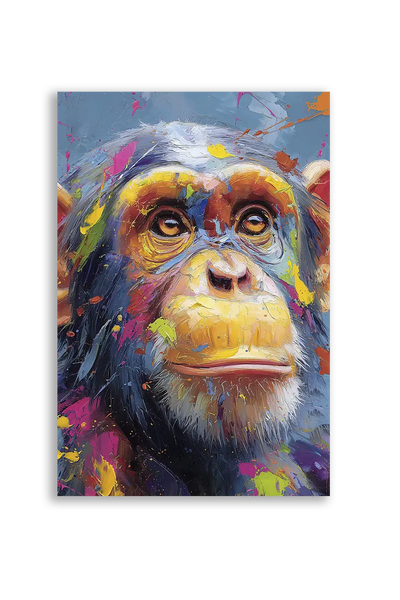Akustikbillede med en chimpanse