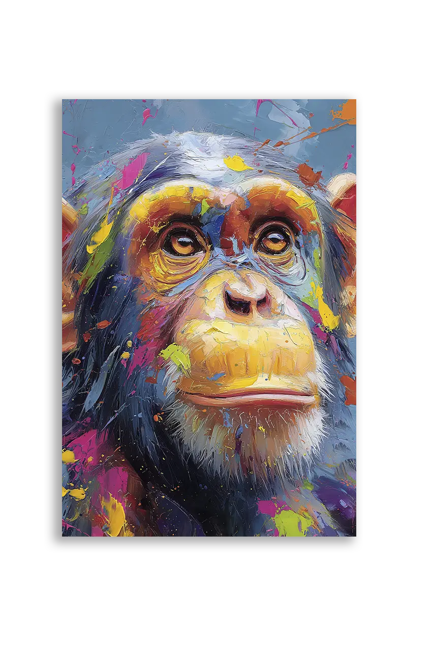 Akustikbillede med en chimpanse