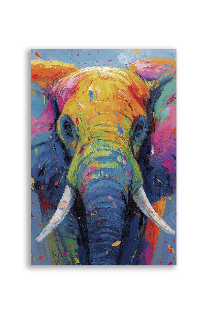Akustikbillede med en elefant