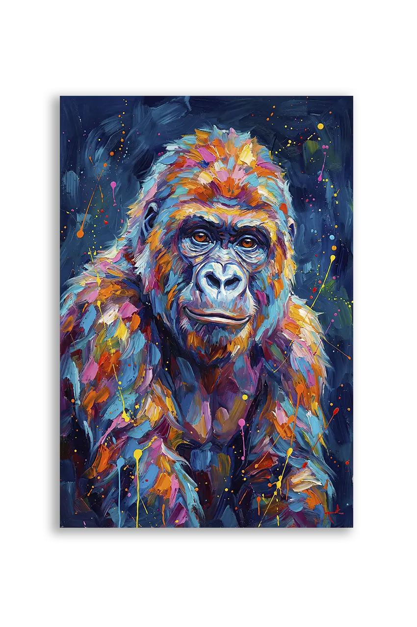 Akustikbillede med en gorilla