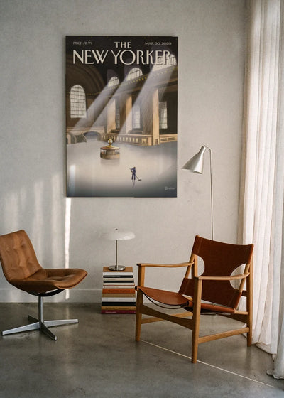 Akustikbillede med The NewYorker-motiv nr. 15 – i lyst rum