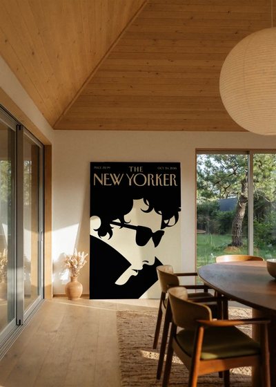 Akustikbillede med The NewYorker-motiv nr. 19 – i stuen