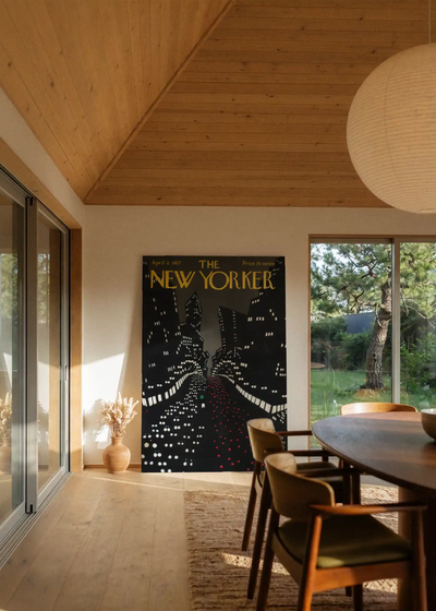 Akustikbillede med The NewYorker-motiv nr. 24 – i stuen