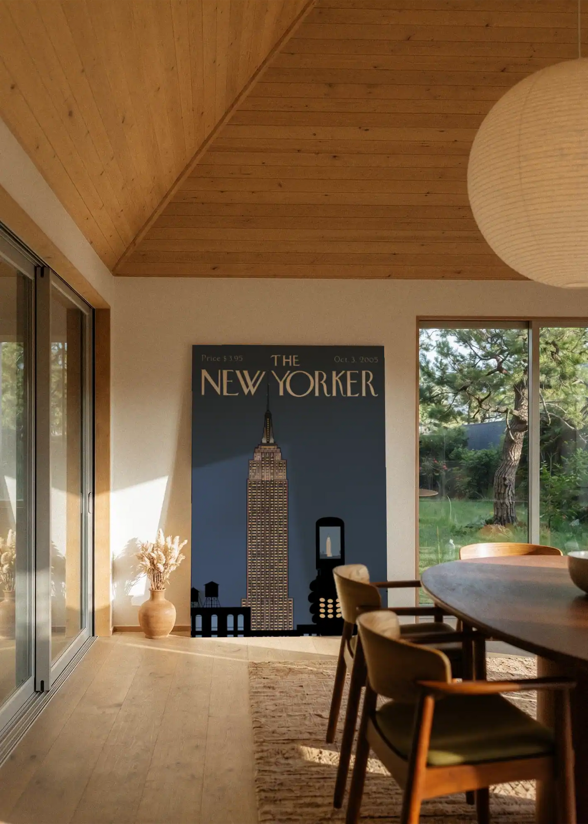 Akustikbillede med The NewYorker-motiv nr. 30 – i stuen