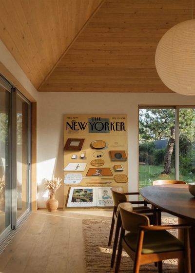 Akustikbillede med The NewYorker-motiv nr. 41 – i stuen