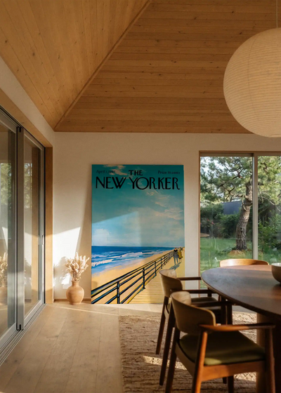 Akustikbillede med The NewYorker-motiv nr. 47 – i stuen