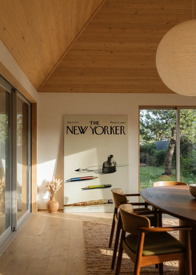 Akustikbillede med The NewYorker-motiv nr. 49 – i stuen